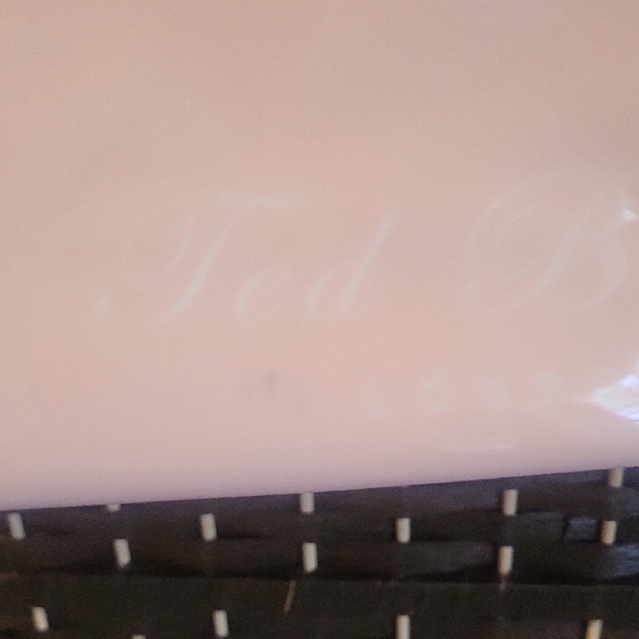 Ted Baker Glossy Peach Tote with Bow Accent - Picture 3 of 5